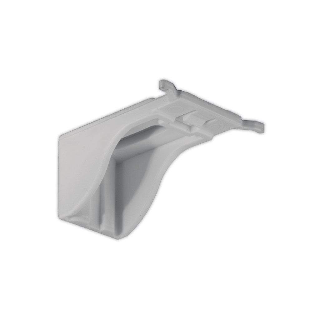 Essential Square Curtain Track Brackets 50mm