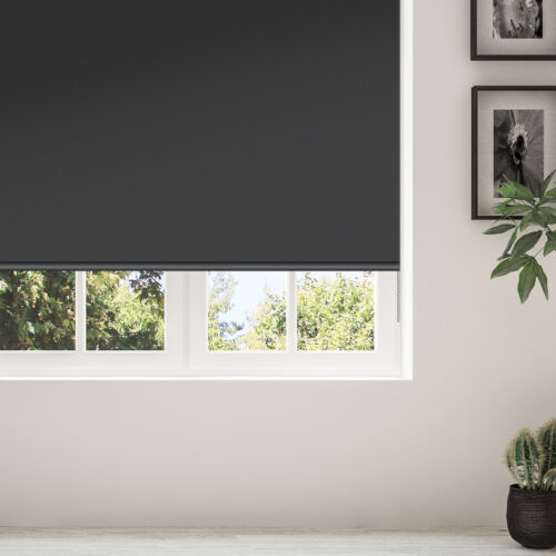 Admire Blockout Chain Control Blinds – Charcoal